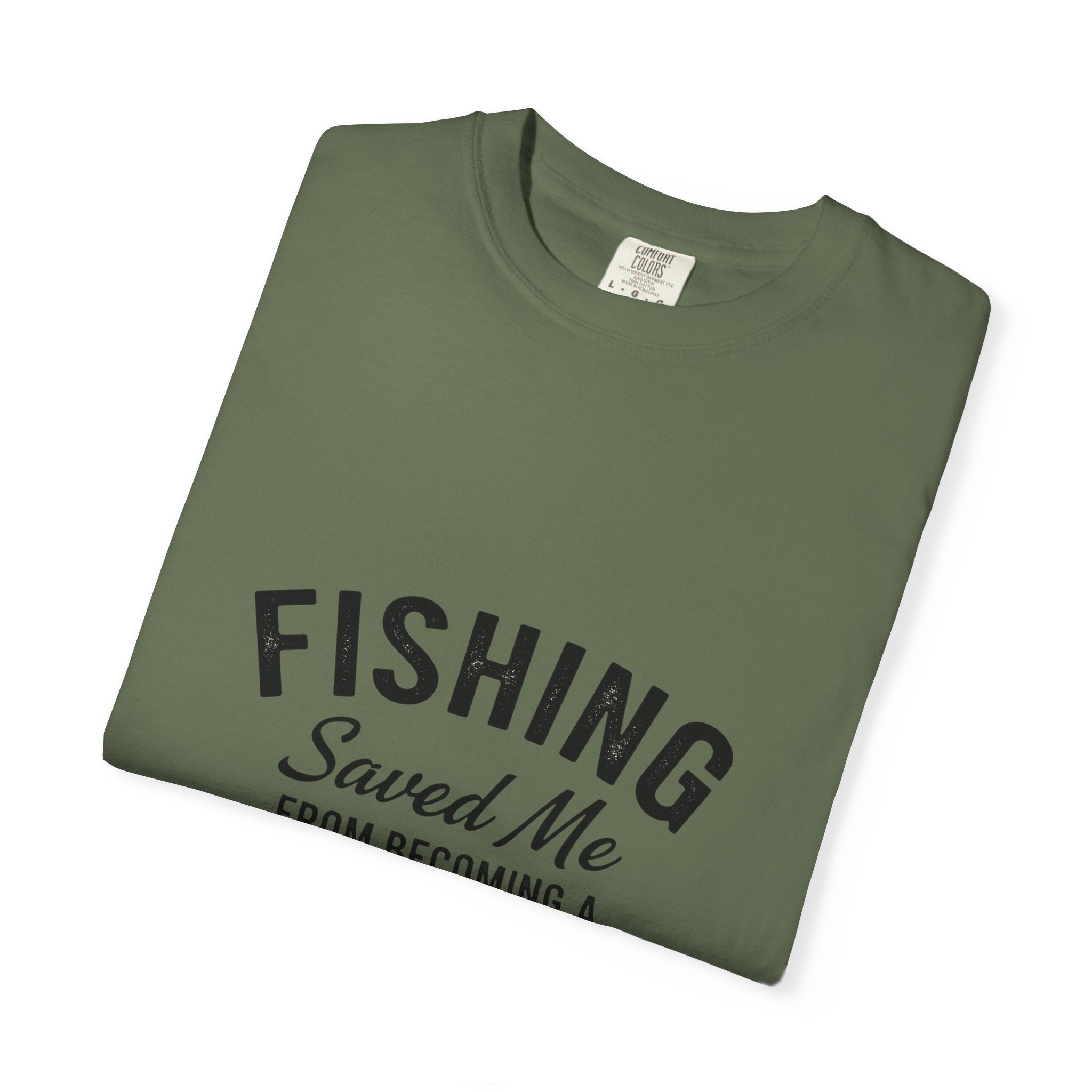 Fishing Saved Me Unisex T-shirt - I'm Just a Hooker Design