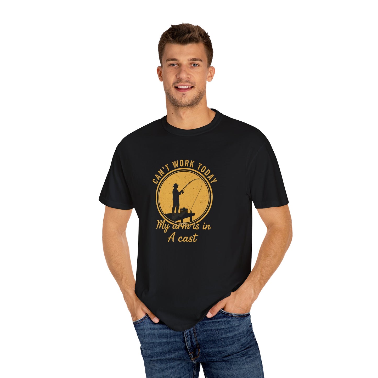 Line Cast Unisex T-shirt - Can't Work Today