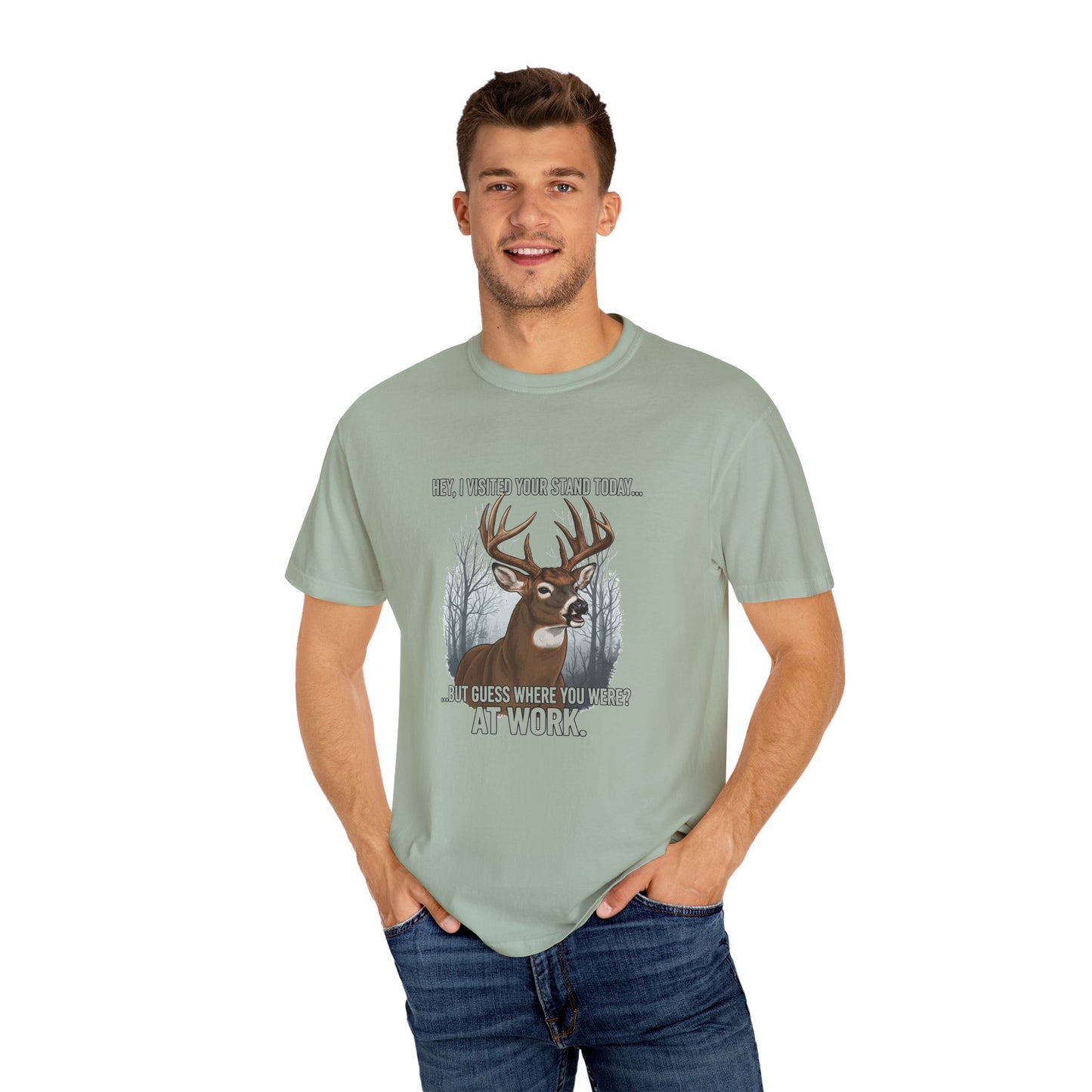 Deer Stand Visit Unisex T-shirt