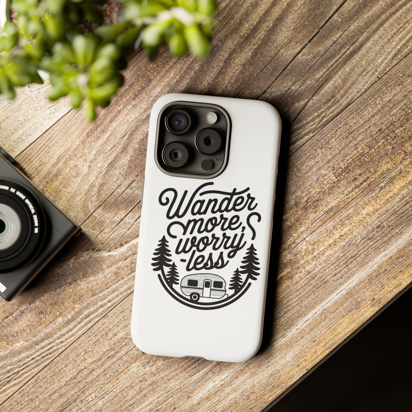 Wander More Worry Less Phone Case