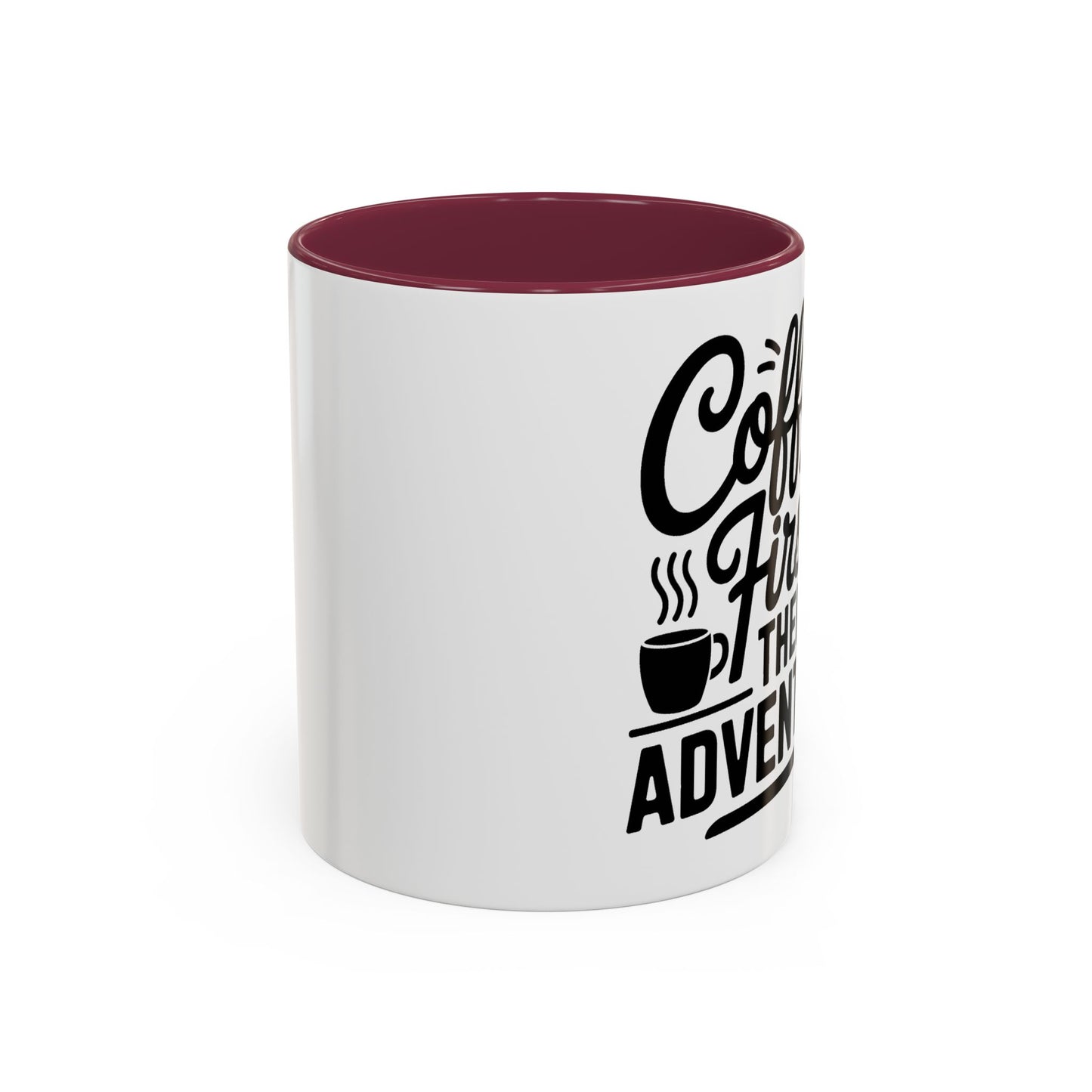 Coffee First Then Adventure Mug — Camping Travel Coffee Cup (11oz/15oz)