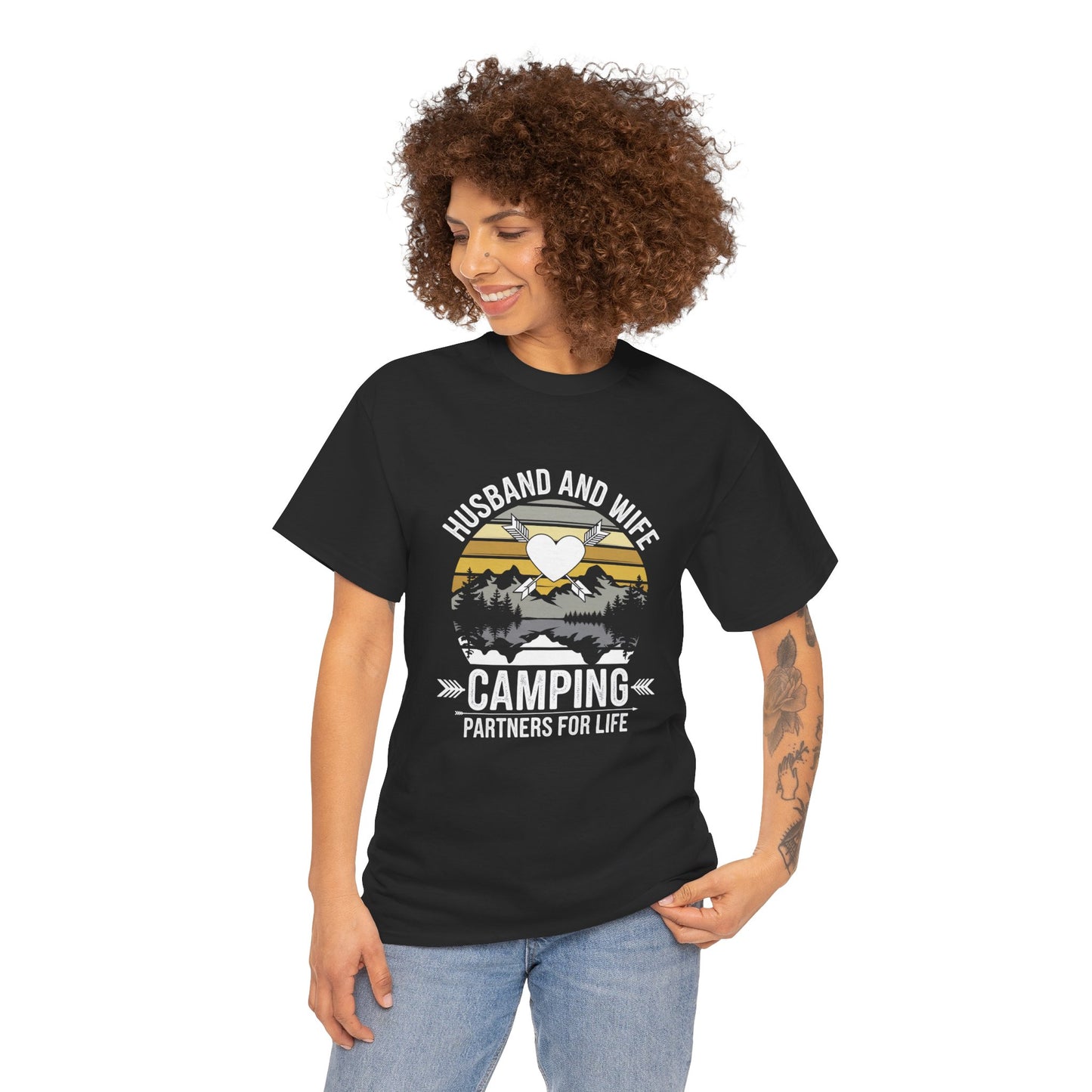 Husband and Wife Camping T-Shirt — Partners for Life Outdoor Tee