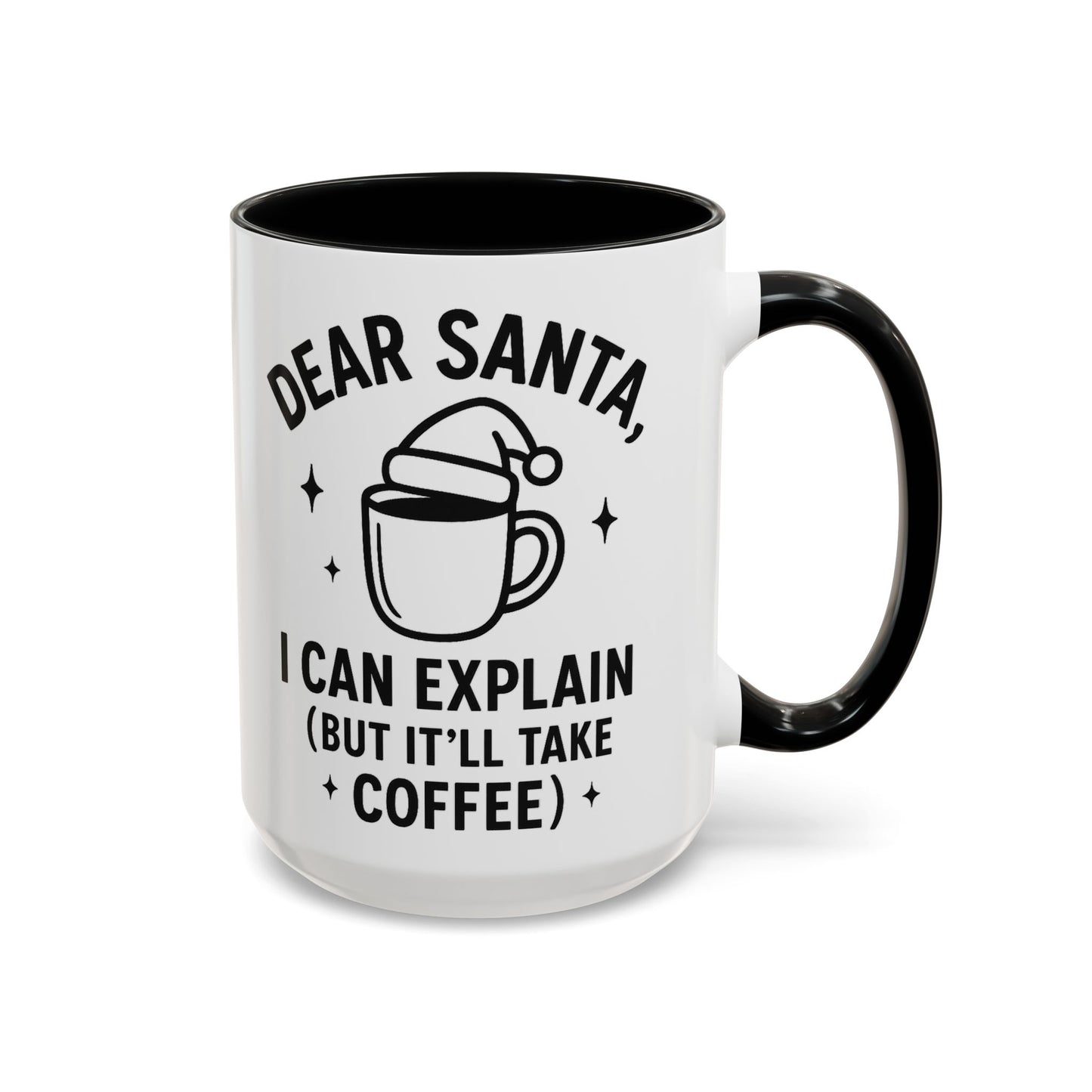 Funny Holiday Coffee Mug, Perfect Gift for Coffee Lovers, Santa Theme, Christmas Present, Office Humor, Kitchen Decor