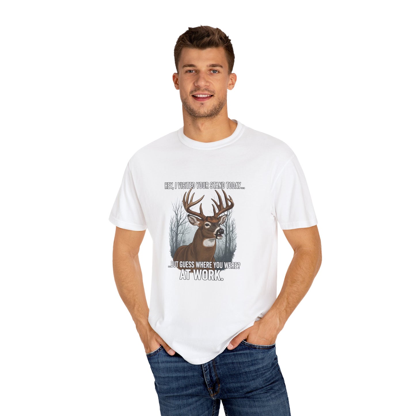 Deer Stand Visit Unisex T-shirt