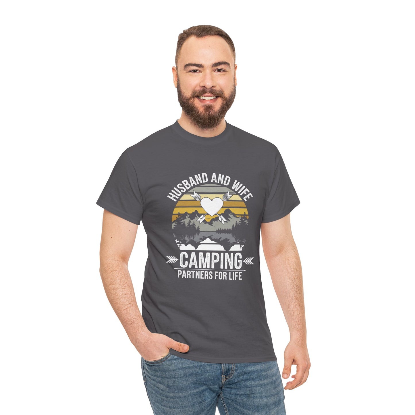 Husband and Wife Camping T-Shirt — Partners for Life Outdoor Tee