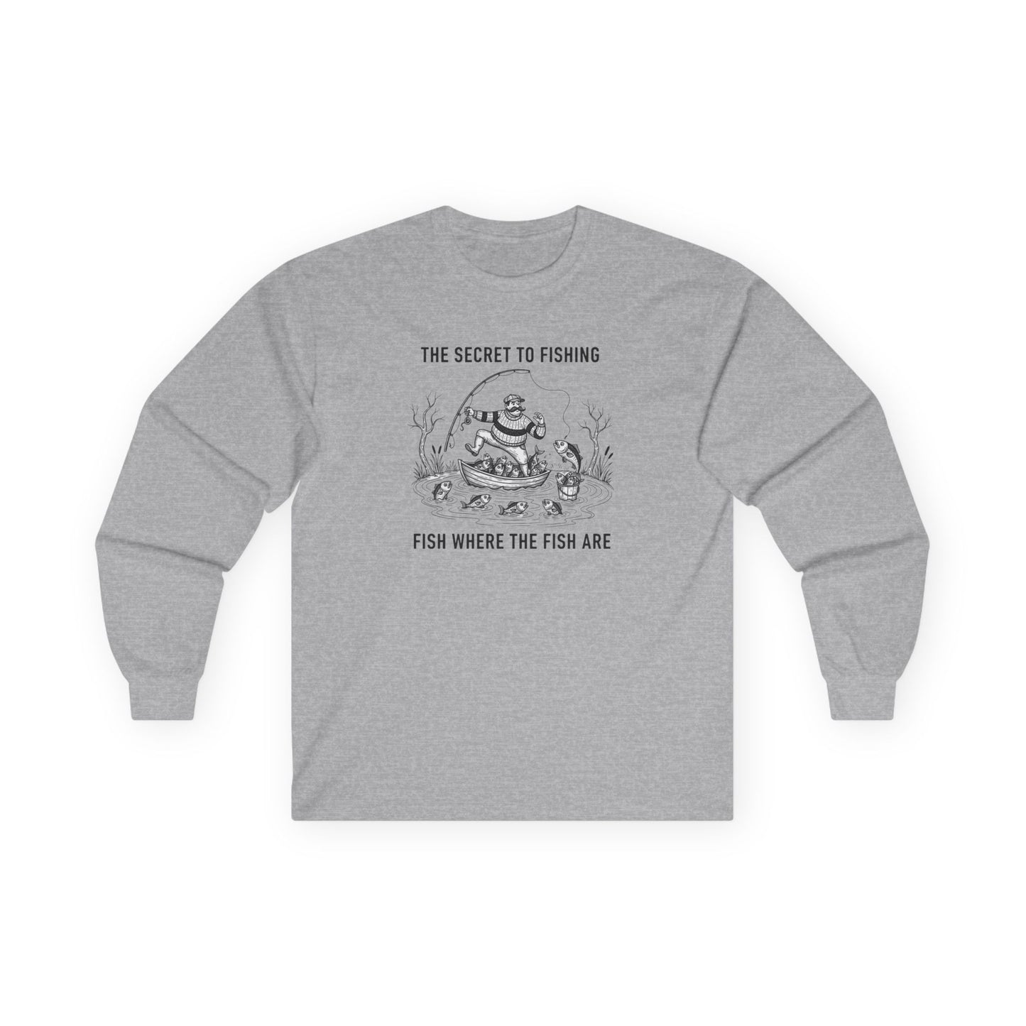 Fishing Secret Long Sleeve Tee