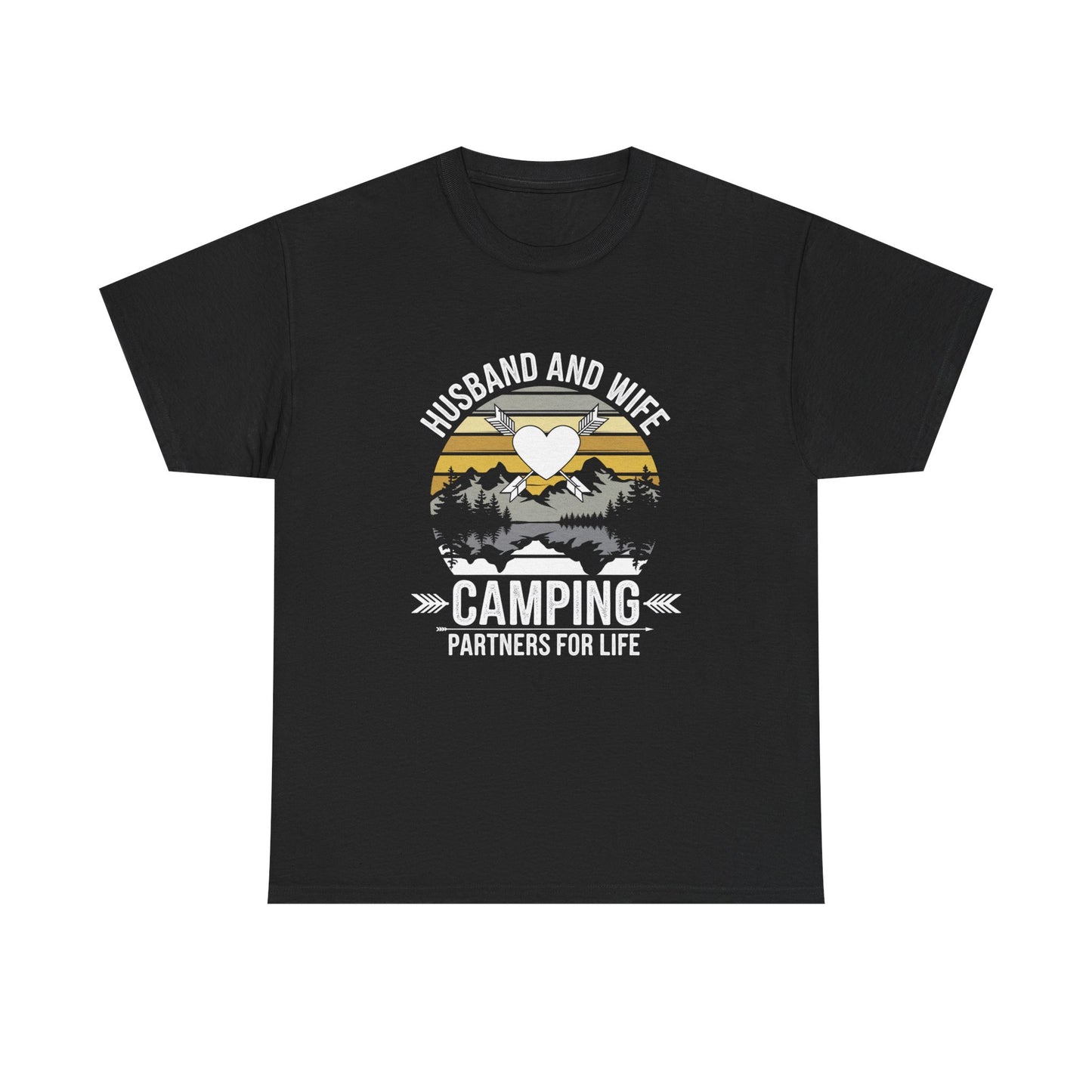 Husband and Wife Camping T-Shirt — Partners for Life Outdoor Tee