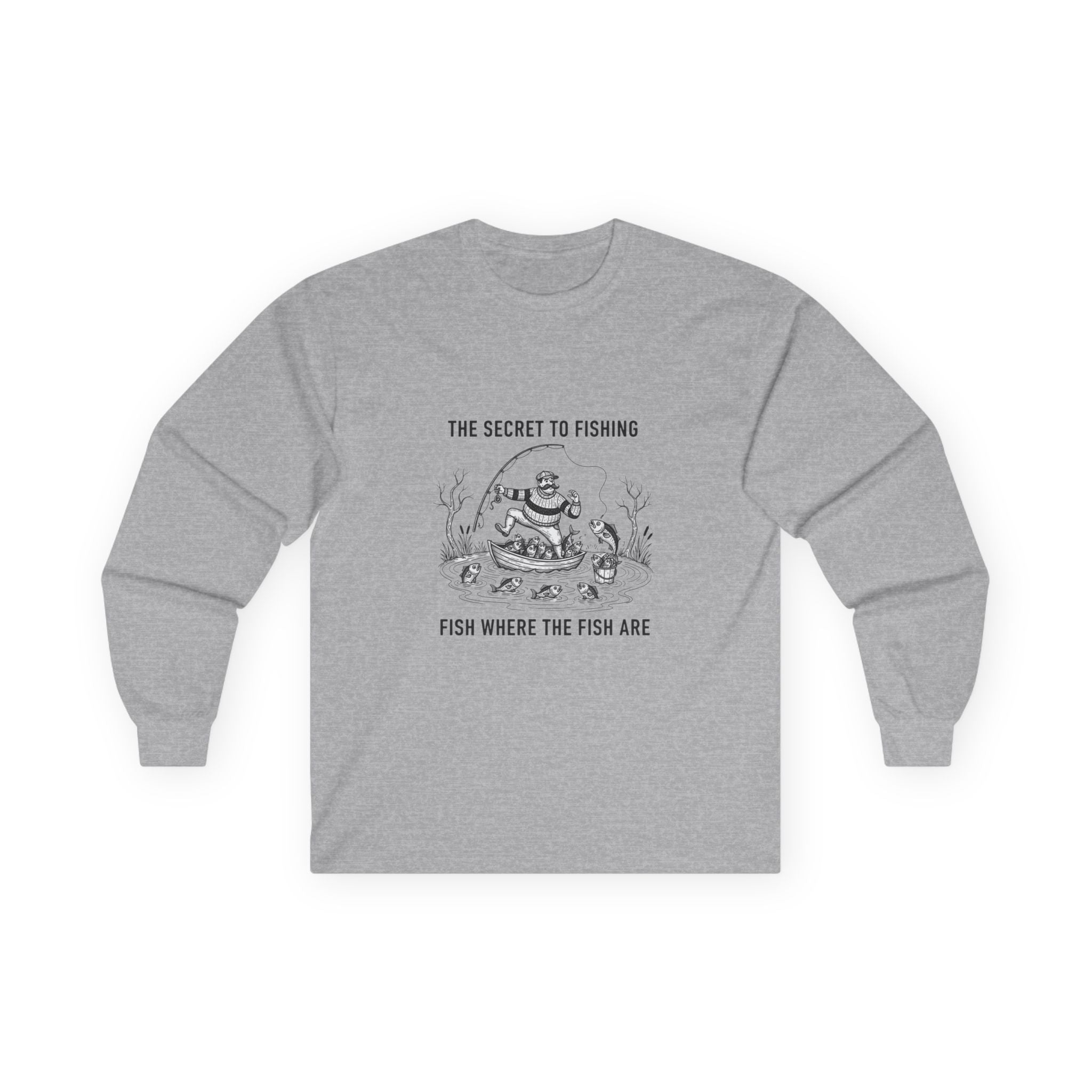 Fishing Secret Long Sleeve Tee