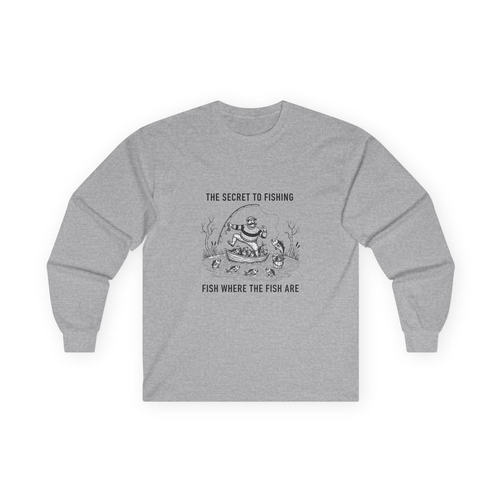 Fishing Secret Long Sleeve Tee