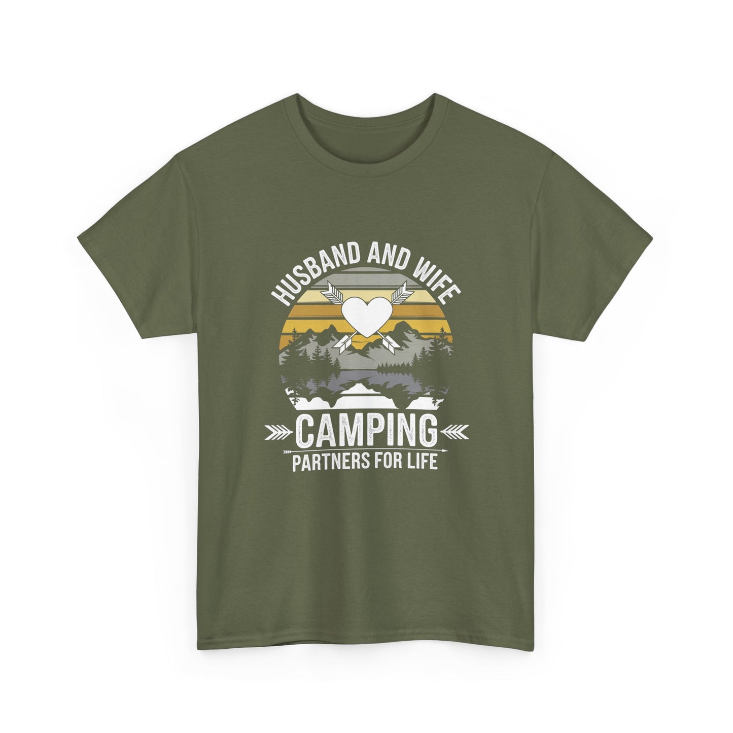 Husband and Wife Camping T-Shirt — Partners for Life Outdoor Tee