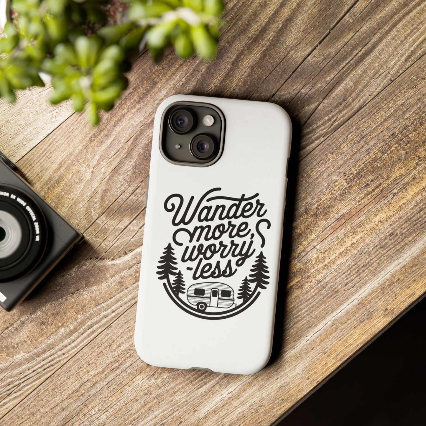 Wander More Worry Less Phone Case
