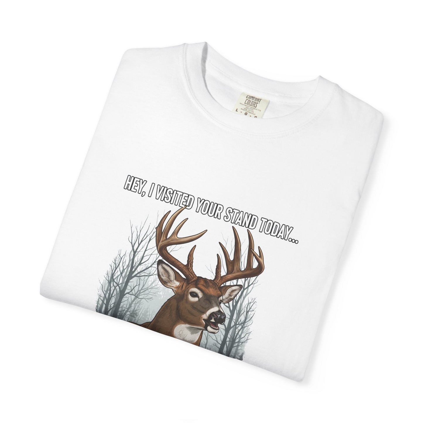 Deer Stand Visit Unisex T-shirt