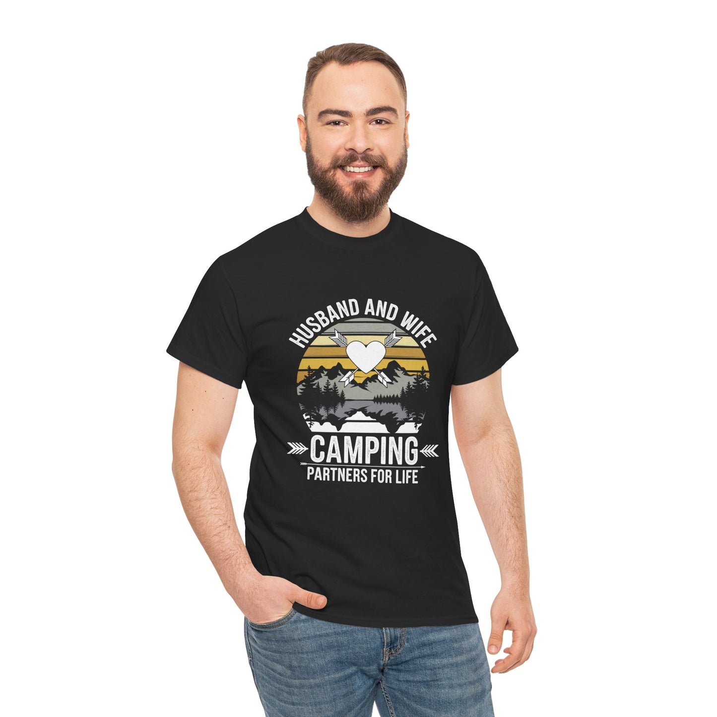 Husband and Wife Camping T-Shirt — Partners for Life Outdoor Tee
