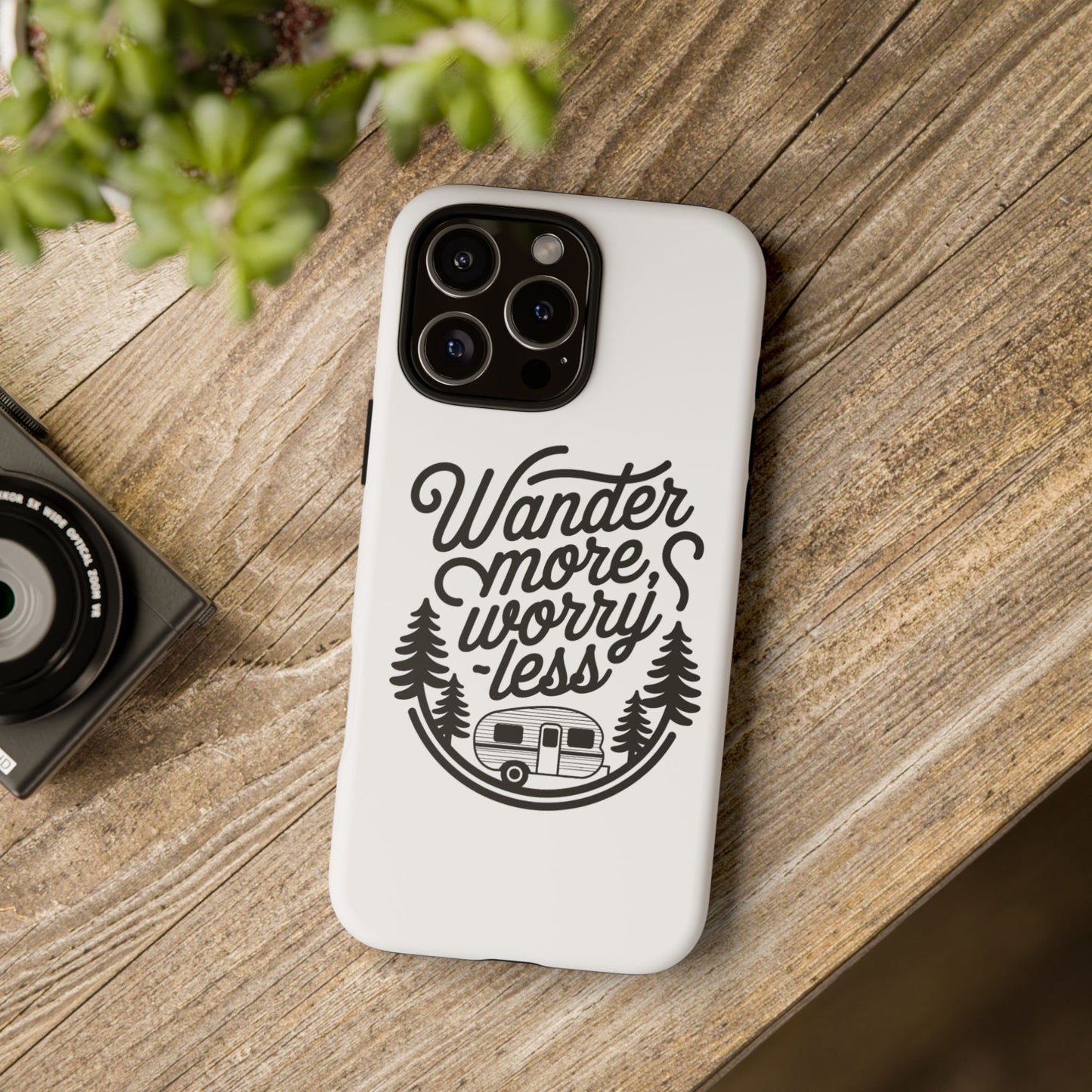 Wander More Worry Less Phone Case