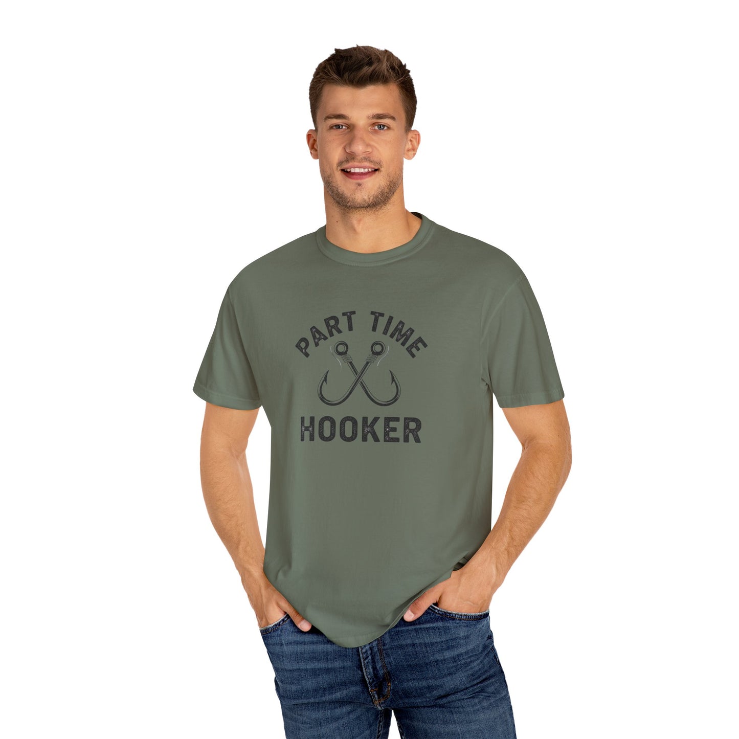 Part-Time Hooker T-Shirt for Fishing Enthusiasts