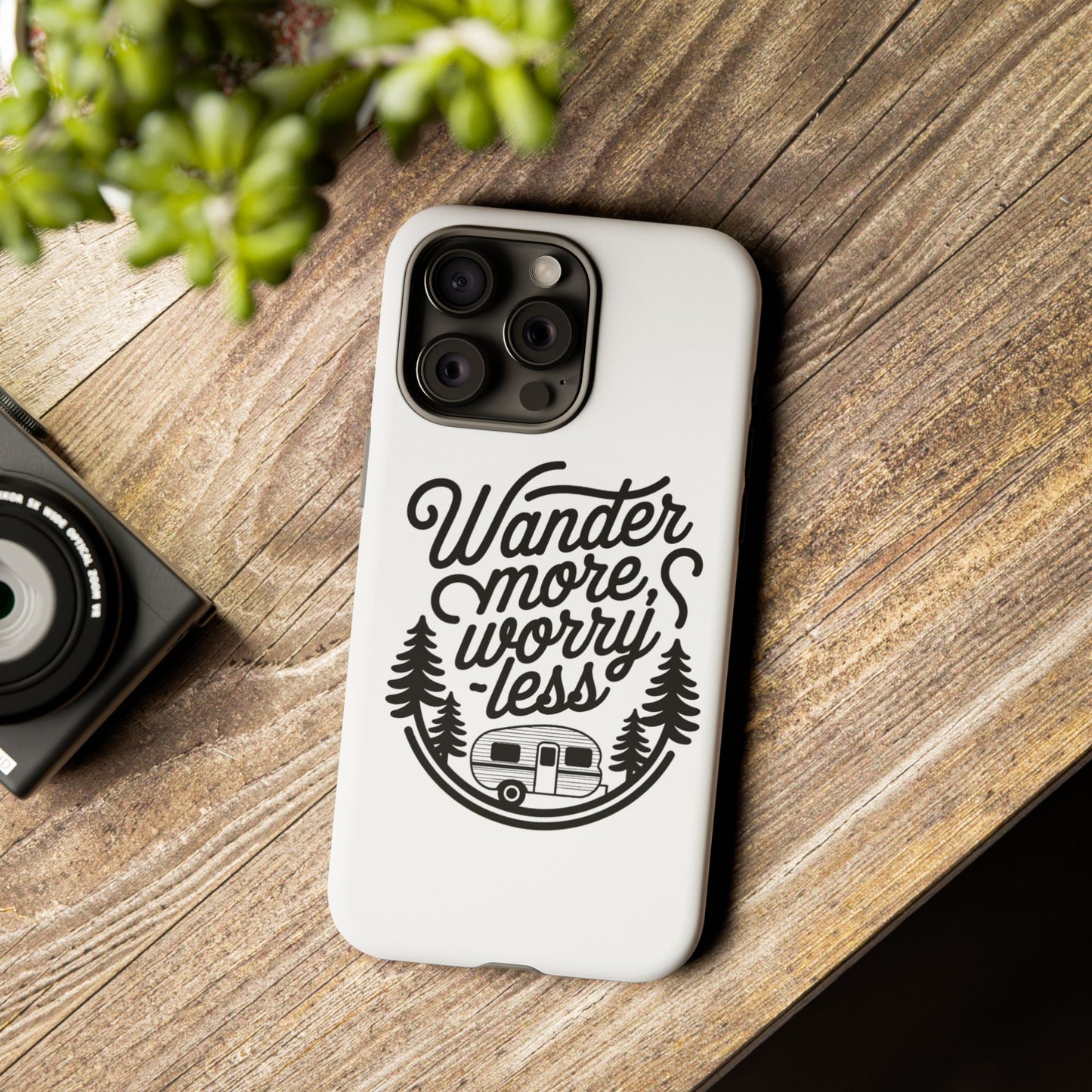 Wander More Worry Less Phone Case
