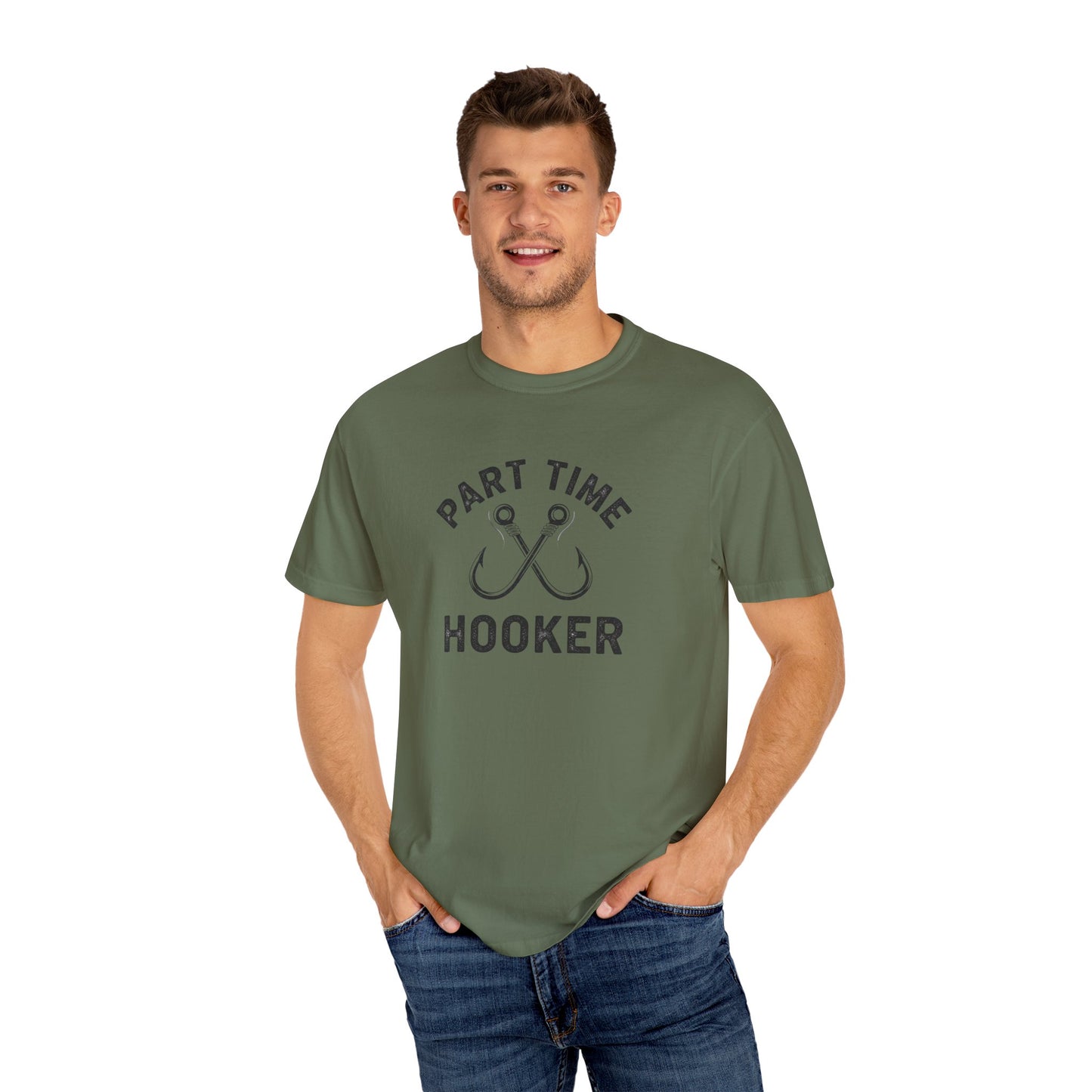 Part-Time Hooker T-Shirt for Fishing Enthusiasts