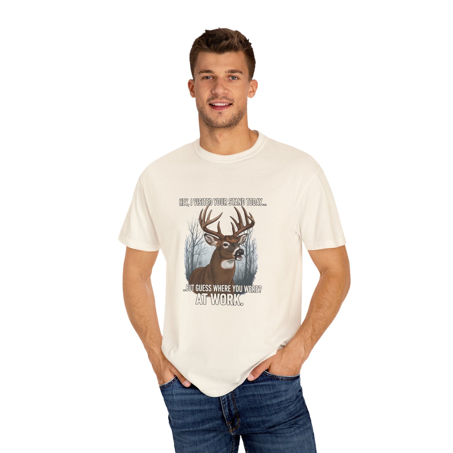 Deer Stand Visit Unisex T-shirt