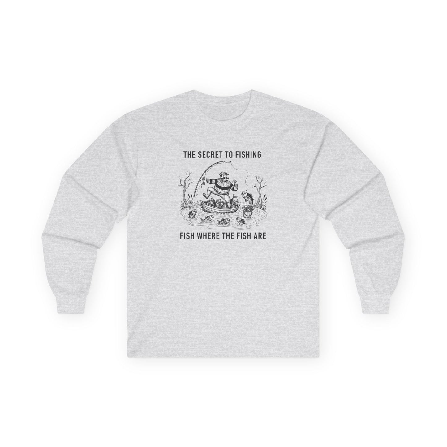 Fishing Secret Long Sleeve Tee