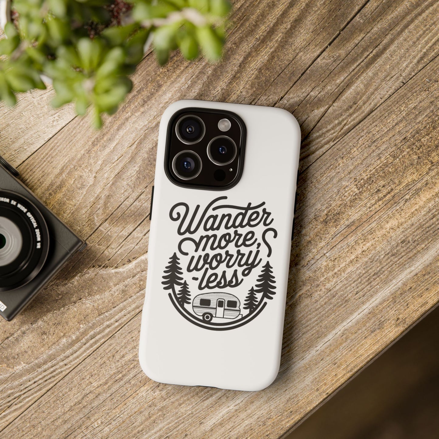 Wander More Worry Less Phone Case