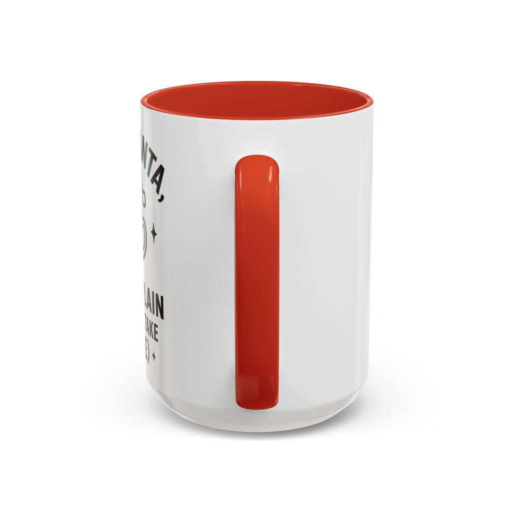 Funny Holiday Coffee Mug, Perfect Gift for Coffee Lovers, Santa Theme, Christmas Present, Office Humor, Kitchen Decor