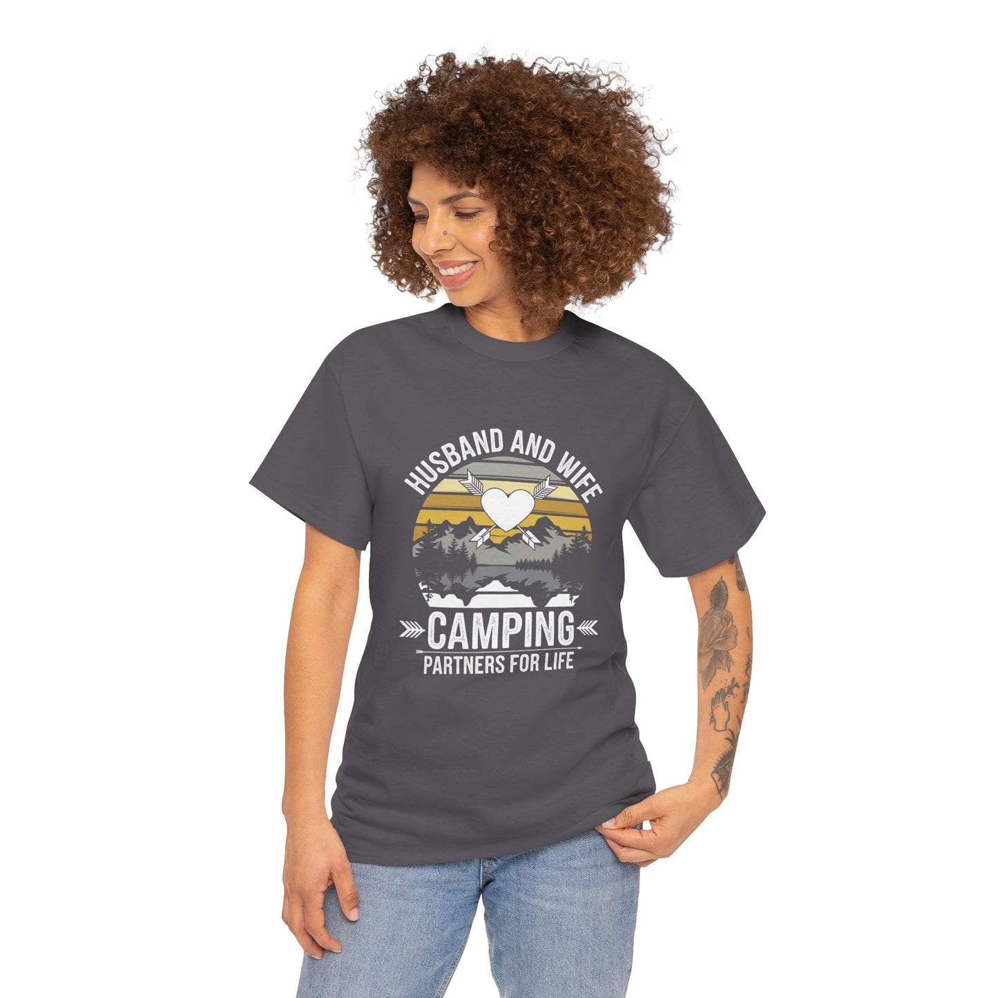 Husband and Wife Camping T-Shirt — Partners for Life Outdoor Tee