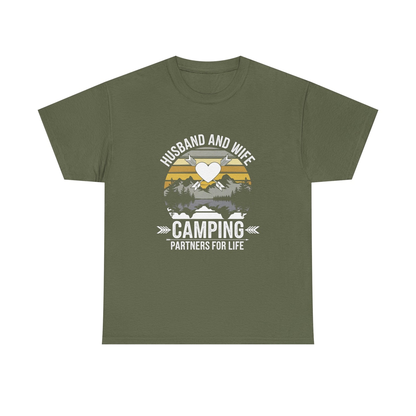 Husband and Wife Camping T-Shirt — Partners for Life Outdoor Tee