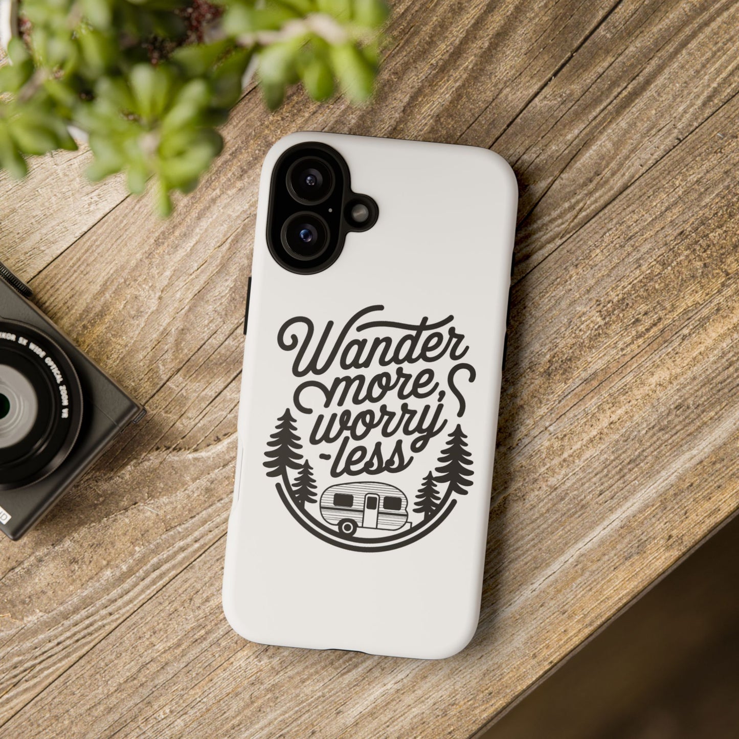 Wander More Worry Less Phone Case