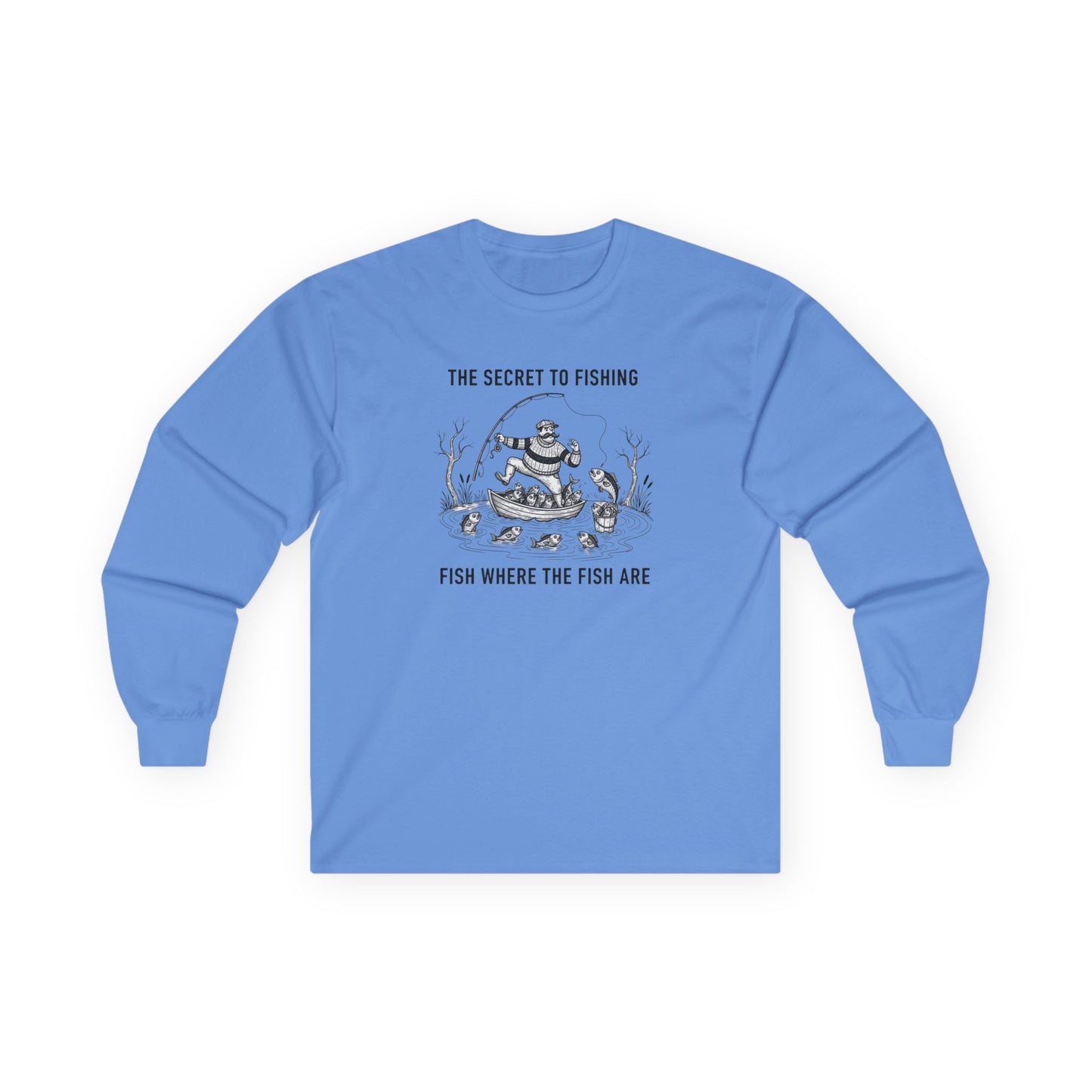 Fishing Secret Long Sleeve Tee