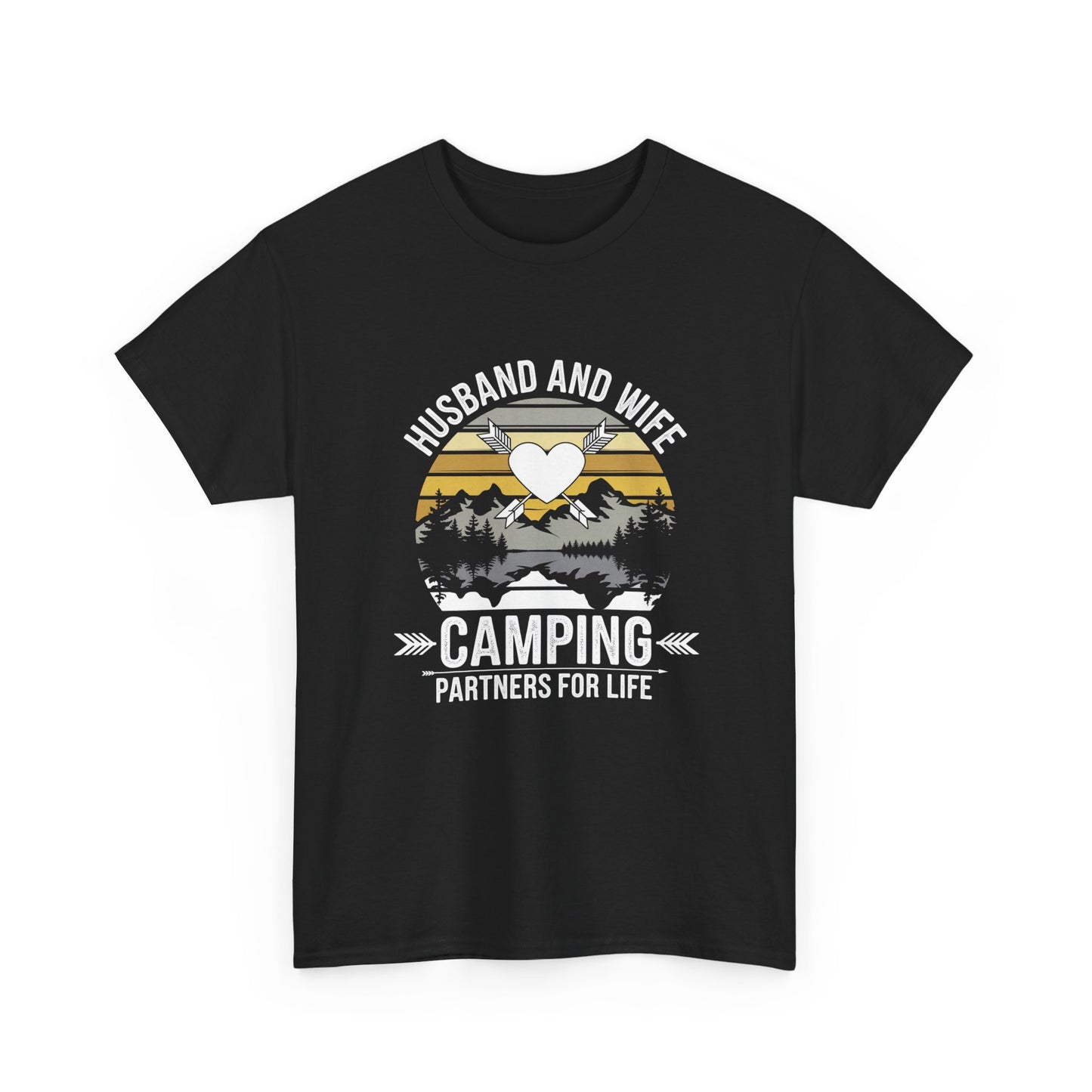 Husband and Wife Camping T-Shirt — Partners for Life Outdoor Tee